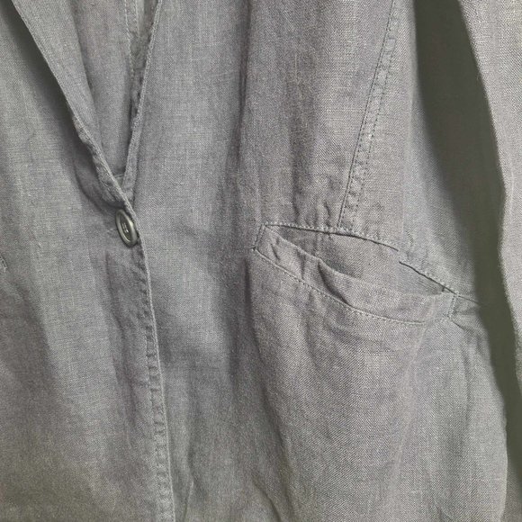 Poetry Linen Button Front Blazer Jacket Size 8 - Picture 2 of 11